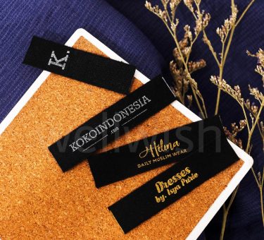 label katun hitam