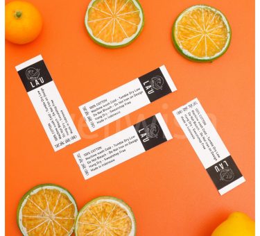 daya tahan label tafeta printing