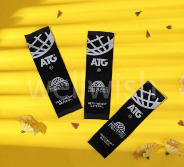 label baju murah woven damask kualitas standar